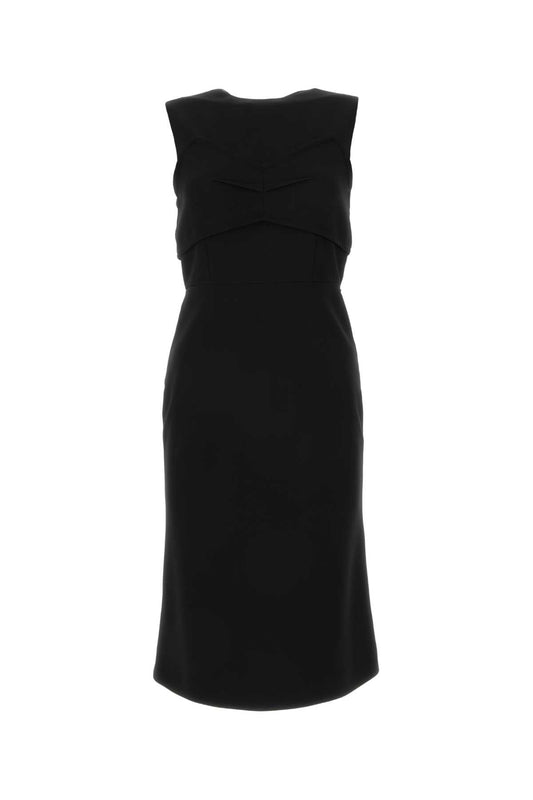 Sportmax SportMax BlackストレッチポリエステルMIRTOドレス - Image 1