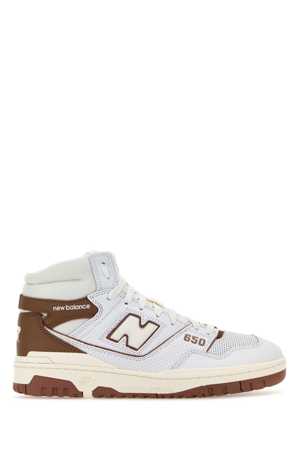 Designer Brand ニューバランスツートーンレザー650スニーカー - Image 1