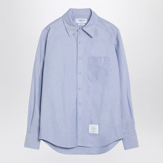 Thom Thom Browne ライトブルー コットン ボタンダウン シャツ - Image 1