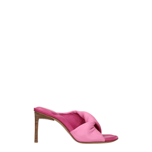 Jacquemus Jacquemus Sandali Donna Pelle Rosa - Image 1