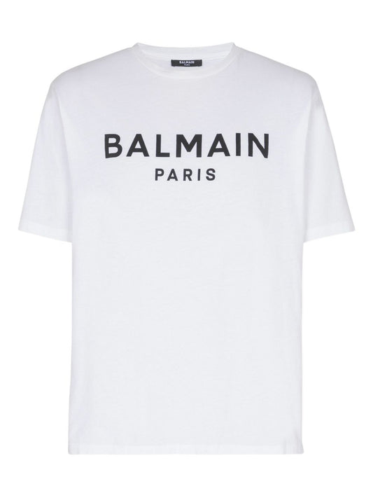 Balmain バルマンTシャツとポロスホワイト - Image 1