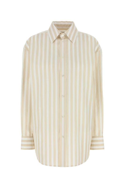 Saint セントローラン刺繍オックスフォードシャツ - Image 1