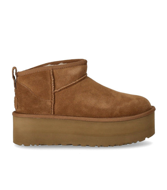 Ugg UGG Classic Ultra Mini Platform Chestnut Boot - Image 1