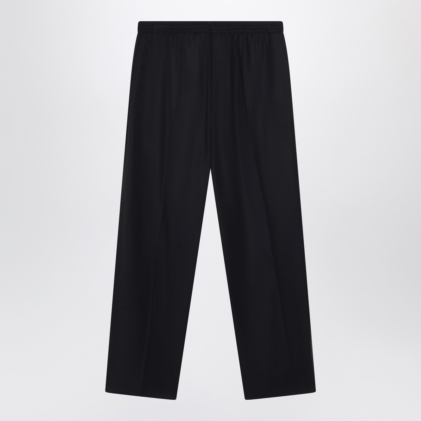 Balenciaga バレンシアガワイドブラックウールのズボン - Image 1