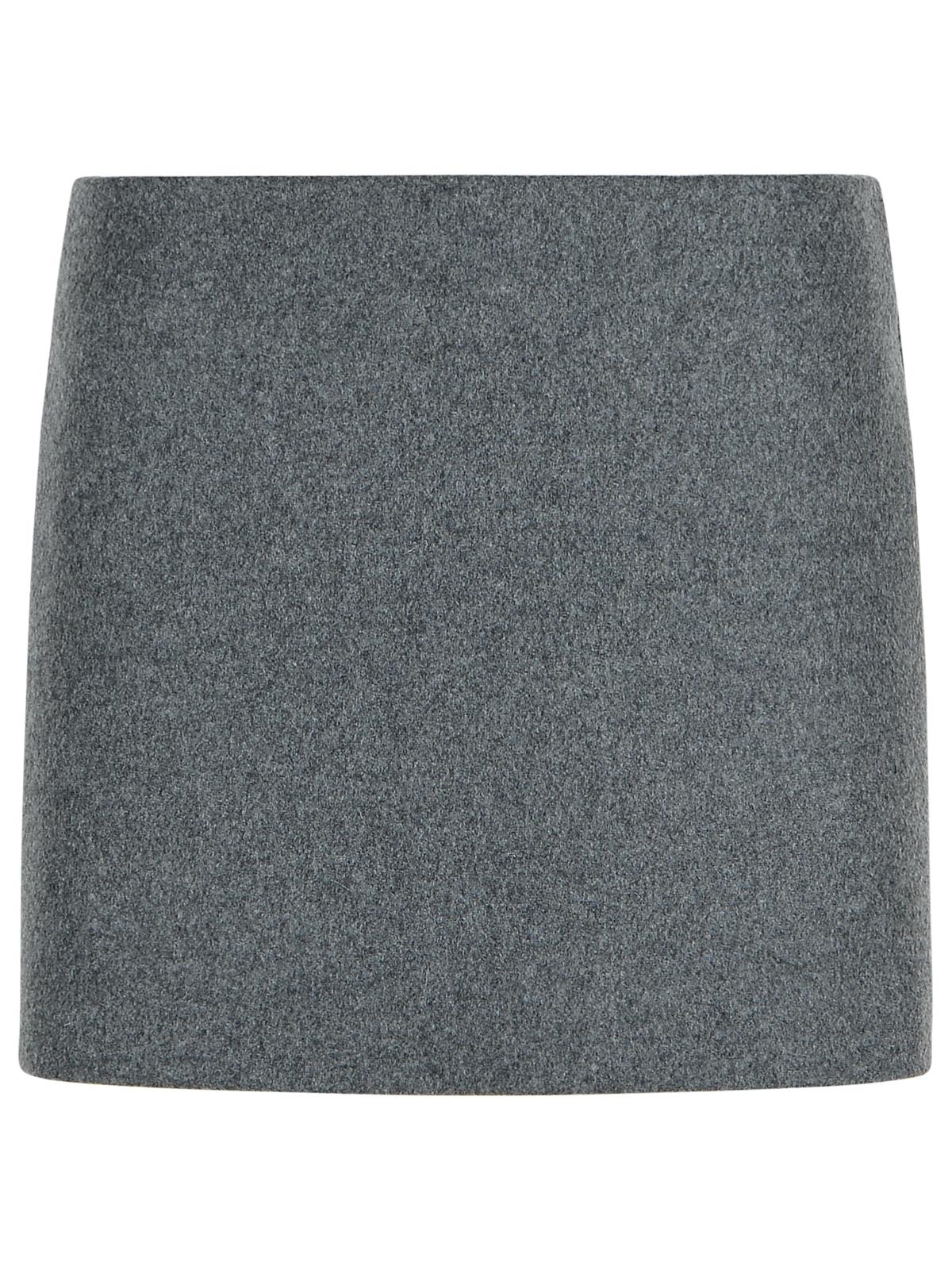 Sportmax SportMax 'Poggio'グレーバージンウールスカート - Image 1