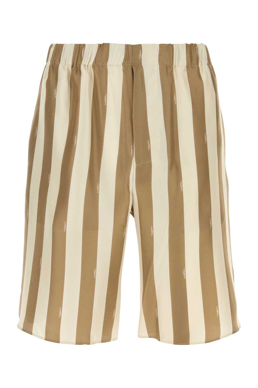 Fendi フェンディプリントシルクバミューダショーツ - Image 1