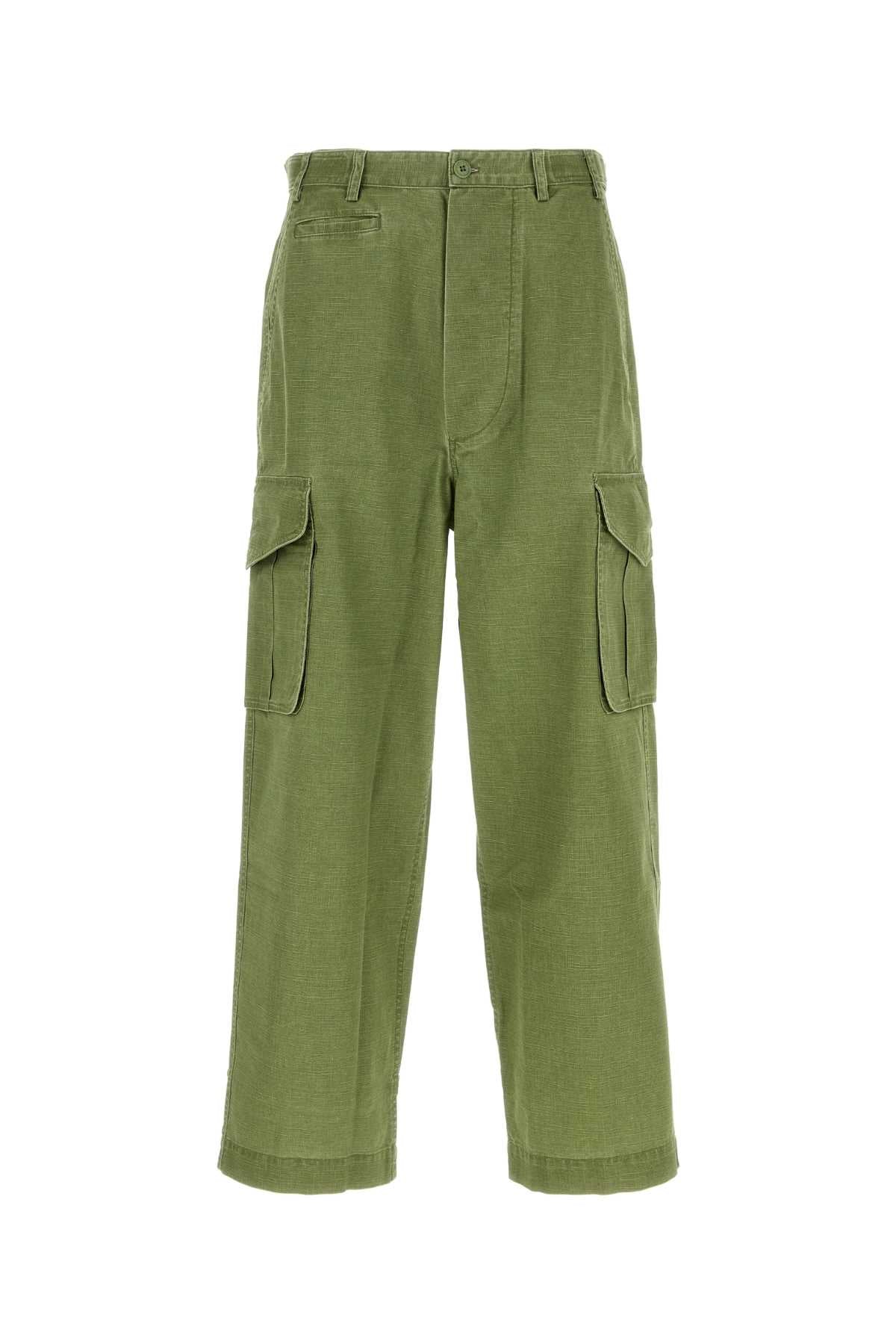 Kenzo Kenzo Green Cotton Cargo Pant - Image 1