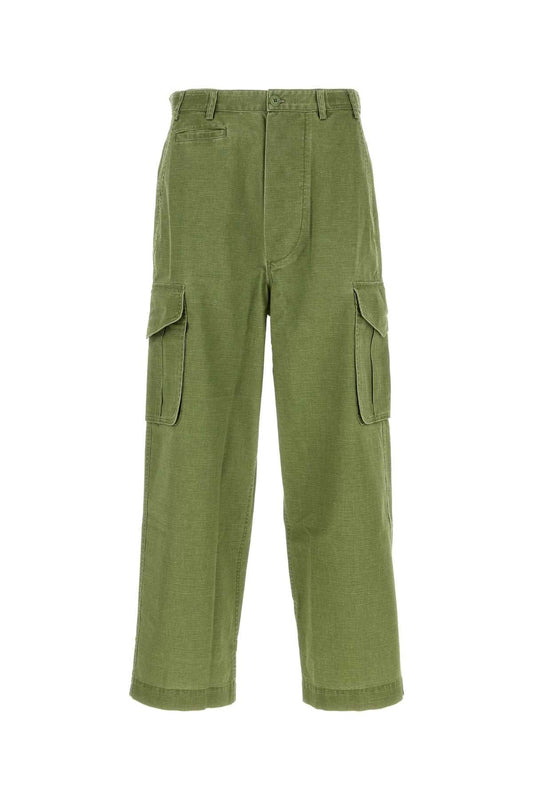 Kenzo Kenzo Green Cotton Cargo Pant - Image 1