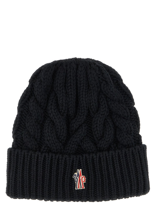 Moncler モンクレールグレノブル編組ウールビーニー - Image 1