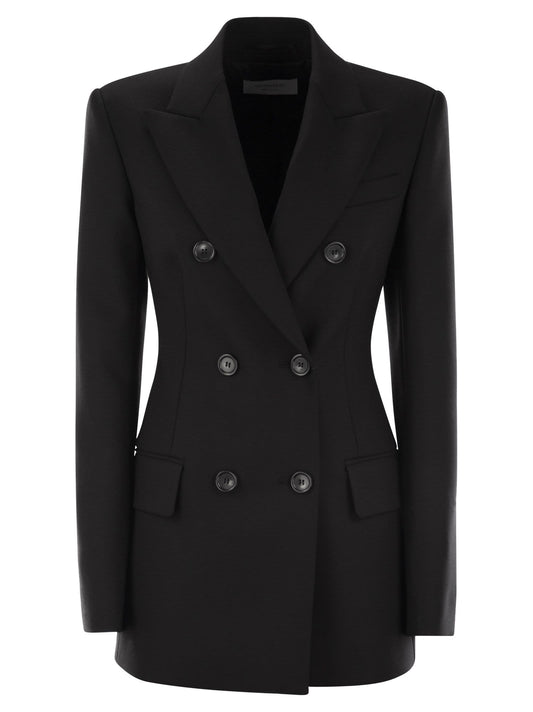 Sportmax SportMaxストレッチウールフィットブレザー - Image 1