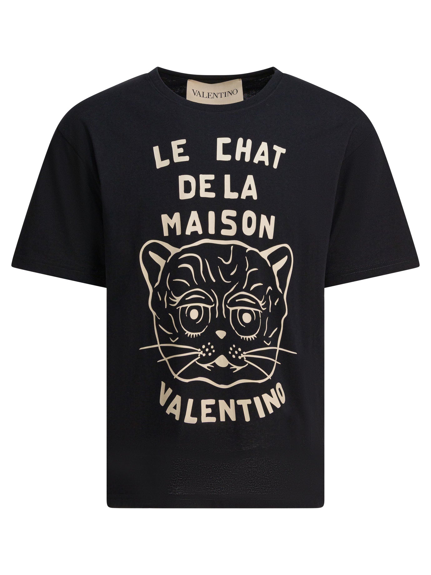 Valentino ヴァレンティノ「Le Chat De La Maison」T シャツ - Image 1