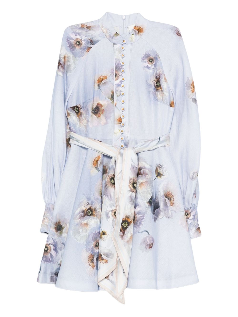 Zimmermann Zimmermann催眠リネンシャツドレス - Image 1
