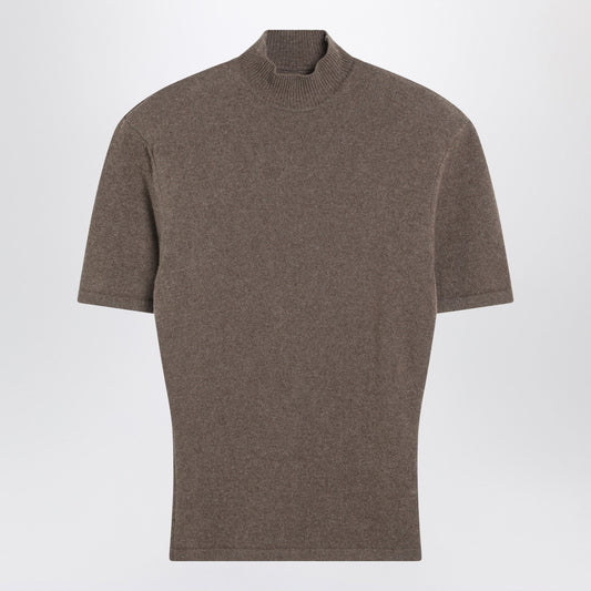 Jacquemus Jacquemus Brown Wool And Cashmere Top - Image 1