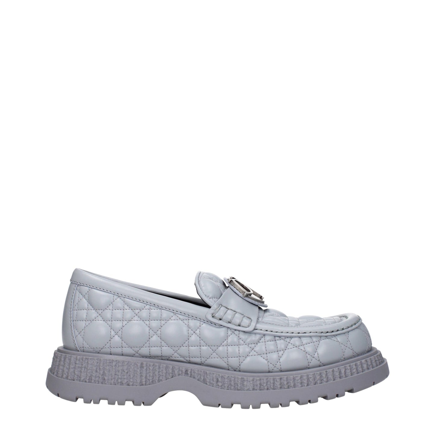 Dior クリスチャンディオールモカッシーニバッファローの男性スキングレー - Image 1