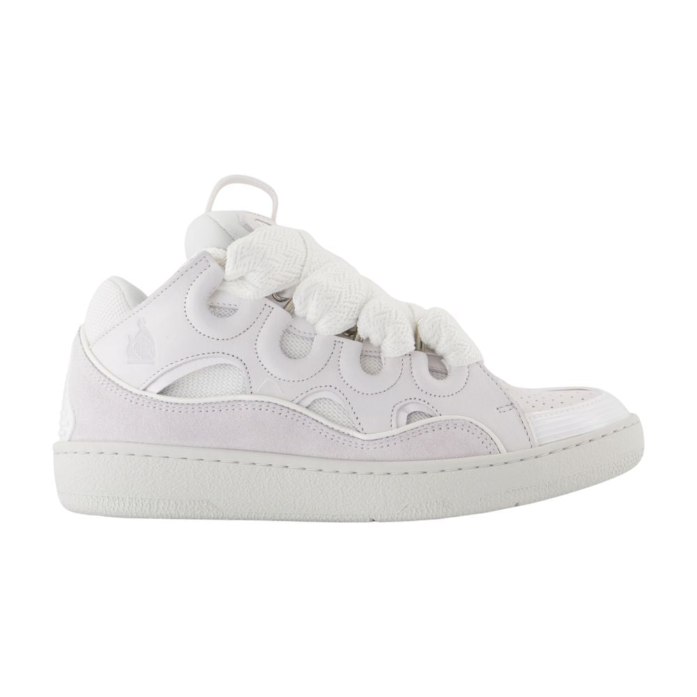 Lanvin 縁石スニーカーランバン合成白 - Image 1