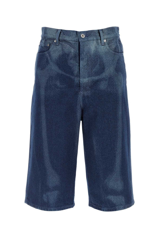 Off Off White Denim Bermuda Shorts - Image 1