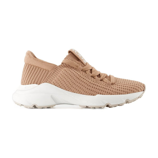 Tods スニーカースポーツトッド」S キャンバスブラウン - Image 1