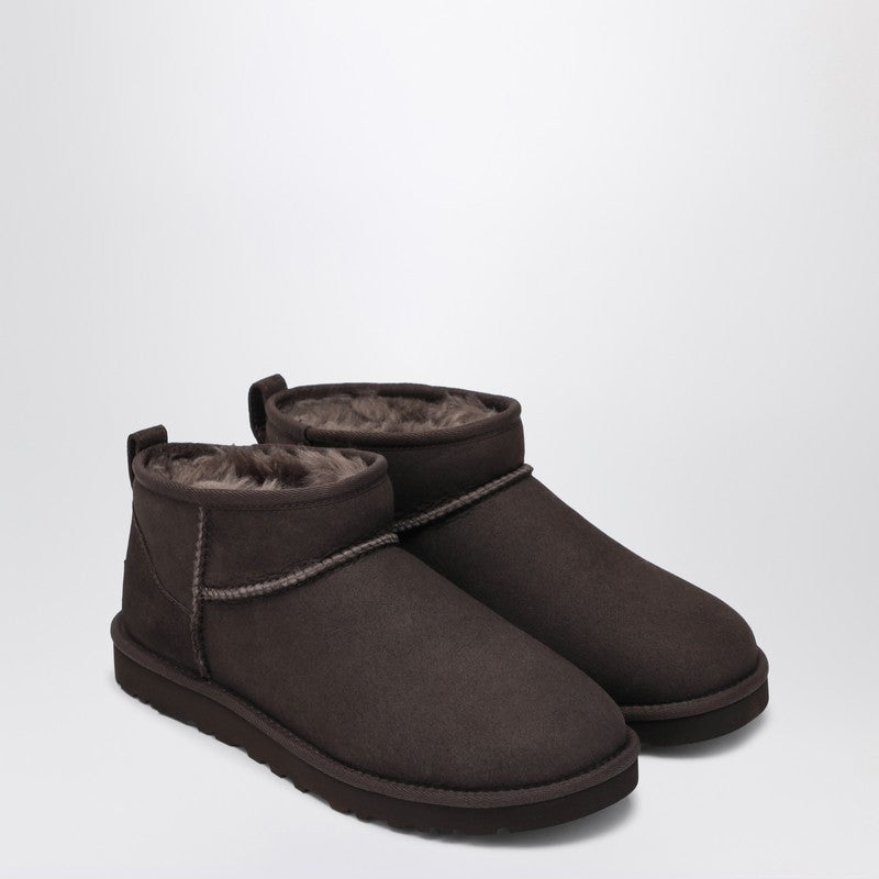 Ugg UGG Classic Ultra Mini Ankle Boots Dusty Cocoa - Image 1