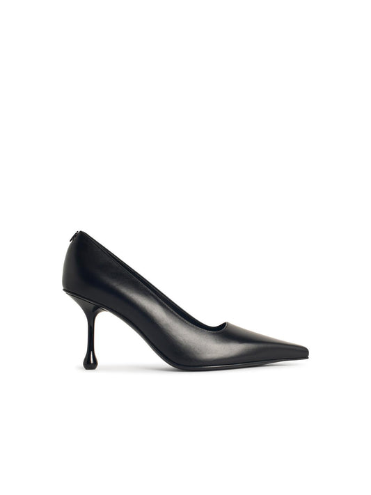 Jimmy Jimmy Choo 'Ixia 80'ブラックナッパリアポンプ - Image 1