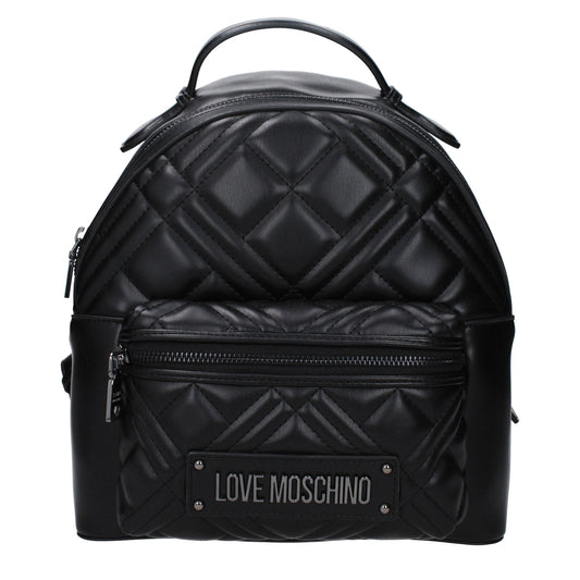 Moschino モスキーノのバックパックとフッピーの女性ポリウレタンブラックが大好きです - Image 1
