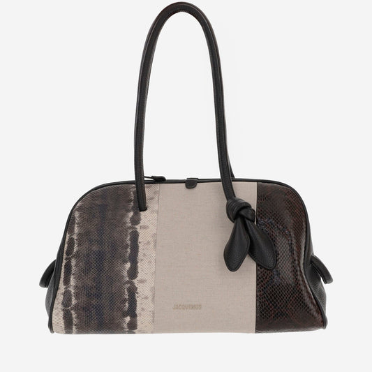 Jacquemus 旅行用のジャックエマスボウリングバッグ - Image 1