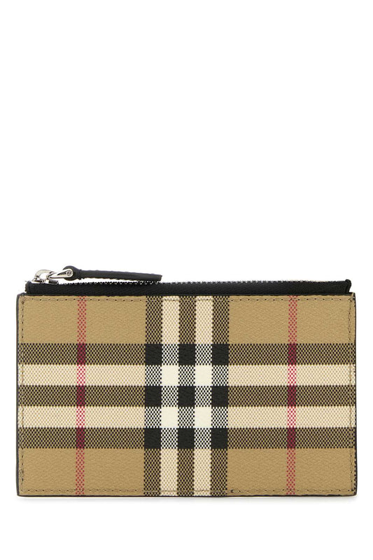 Burberry バーバリー印刷されたキャンバスカードホルダー - Image 1