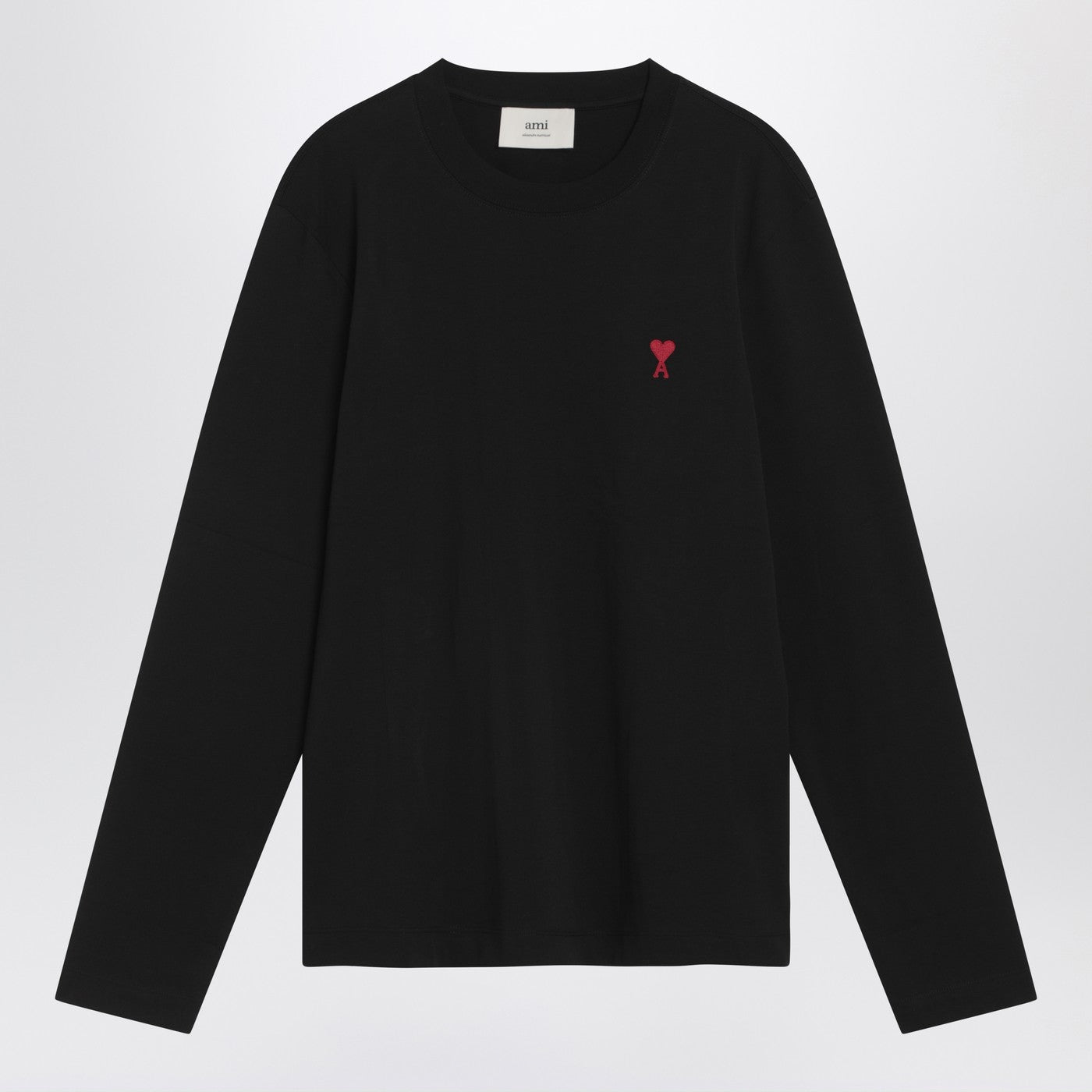 Ami Ami Paris Black Ami De Coeur Tシャツ - Image 1