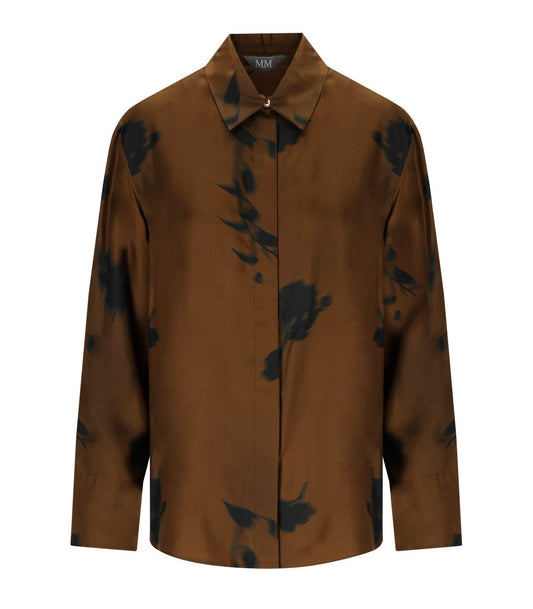 Max MM Max Mara Eraclea Bronzeシャツ - Image 1