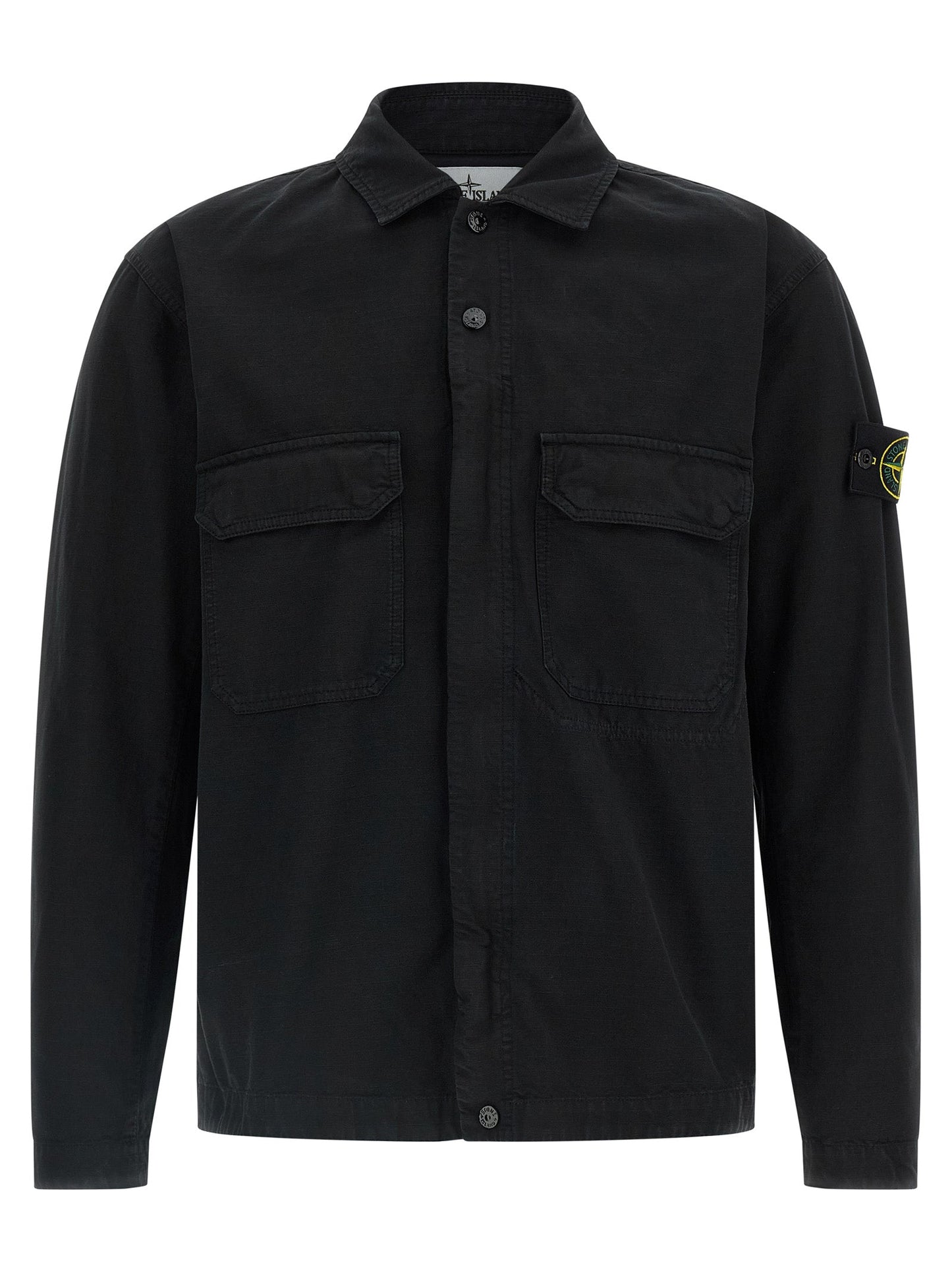 Stone Stone Island ローコットン オーバーシャツ - Image 1