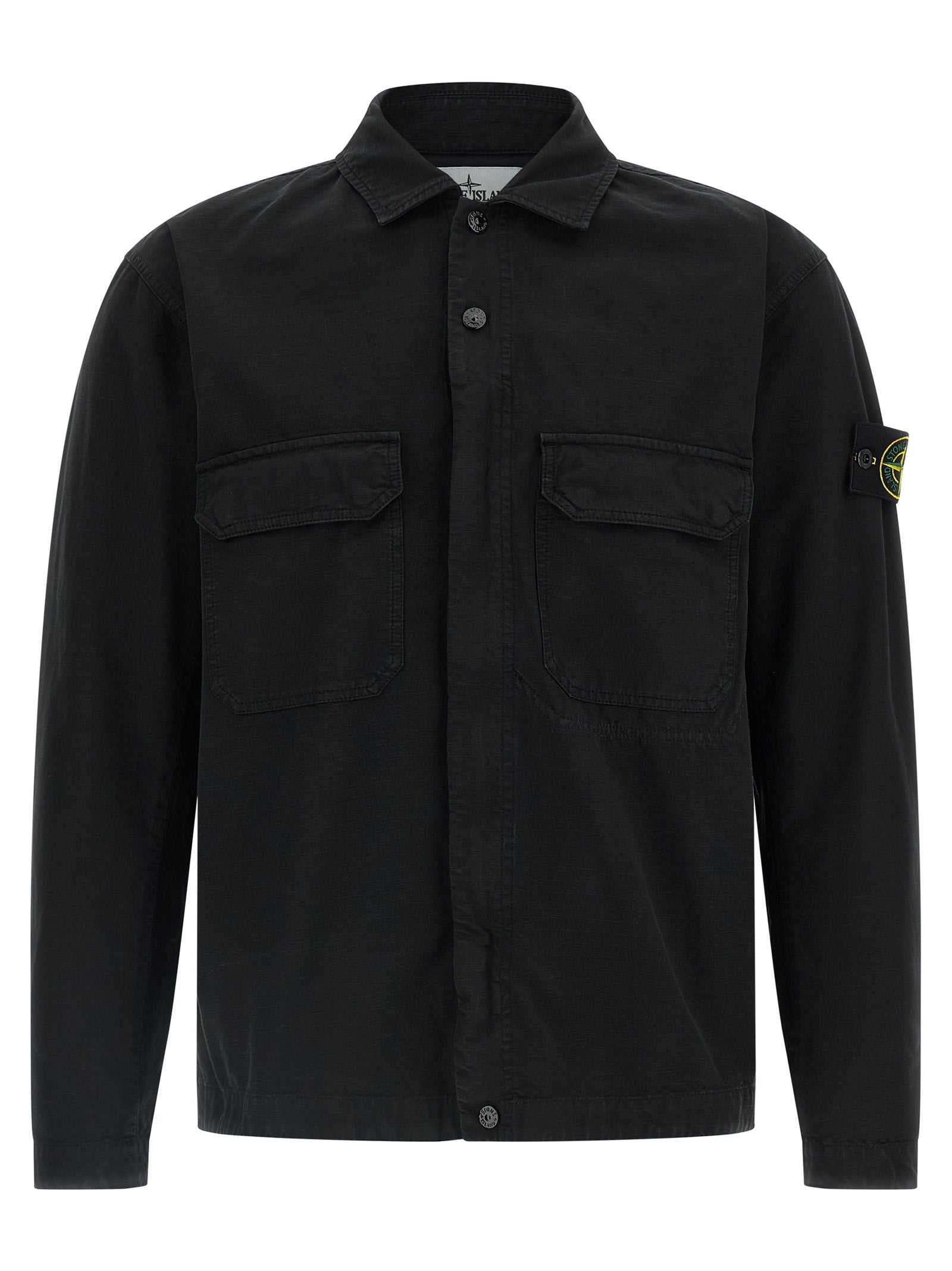 Stone Stone Island ローコットン オーバーシャツ - Image 1
