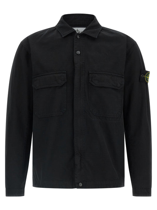 Stone Stone Island ローコットン オーバーシャツ - Image 1