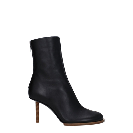 Jacquemus Jacquemus Stivaletti Donna Pelle Nero - Image 1