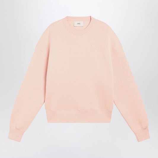 Ami Ami Paris Blush Pink Ami De Coeurスウェットシャツ - Image 1