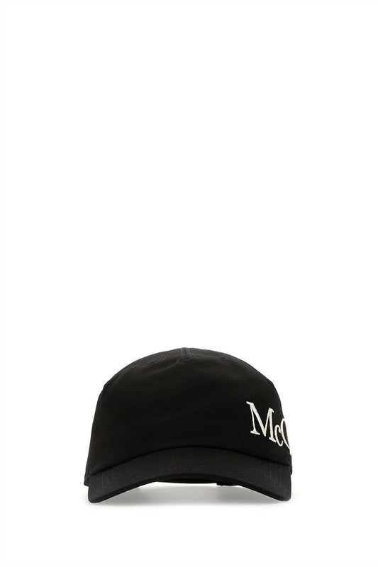 Alexander アレクサンダー・マックイーン・ブラック・ガバルディンの野球帽 - Image 1