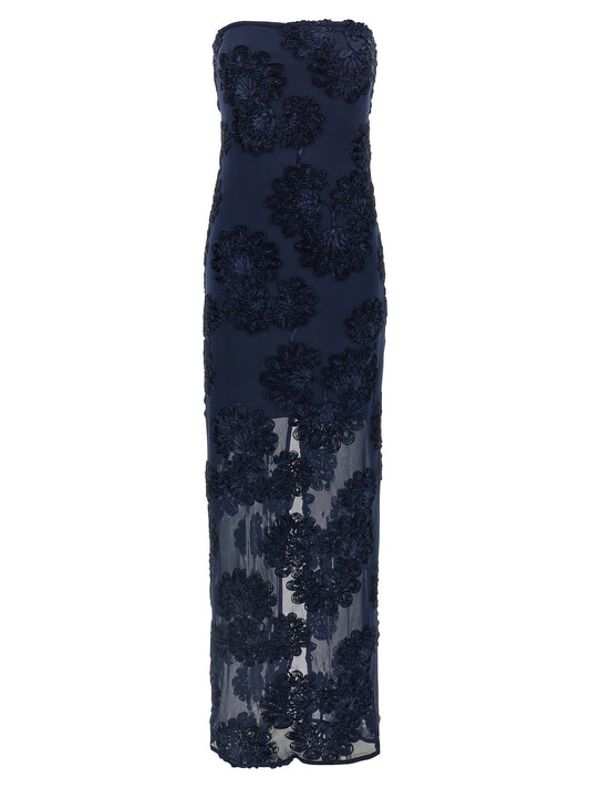 Rotate ROTATE BIRGER CHRISTENSEN '3 D MESH MAXI'ドレス - Image 1