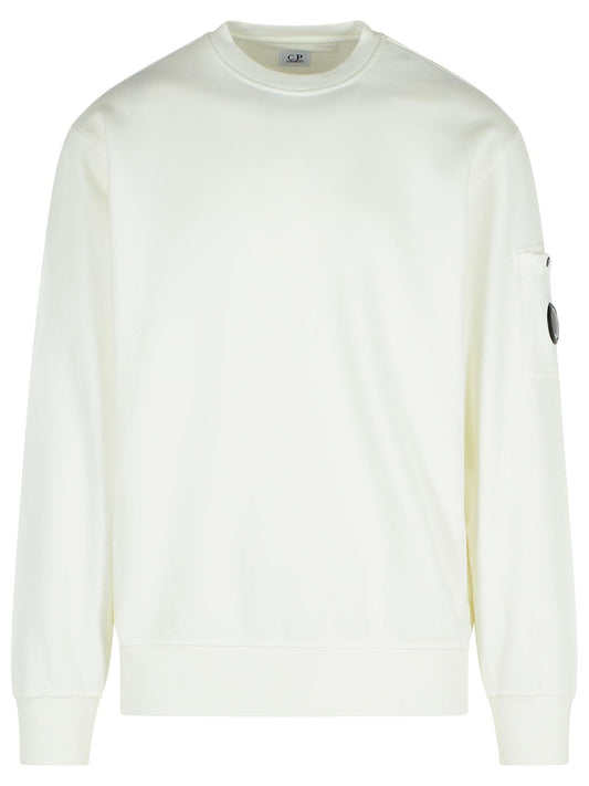 C C.P.会社のホワイトコットンスウェットシャツ - Image 1