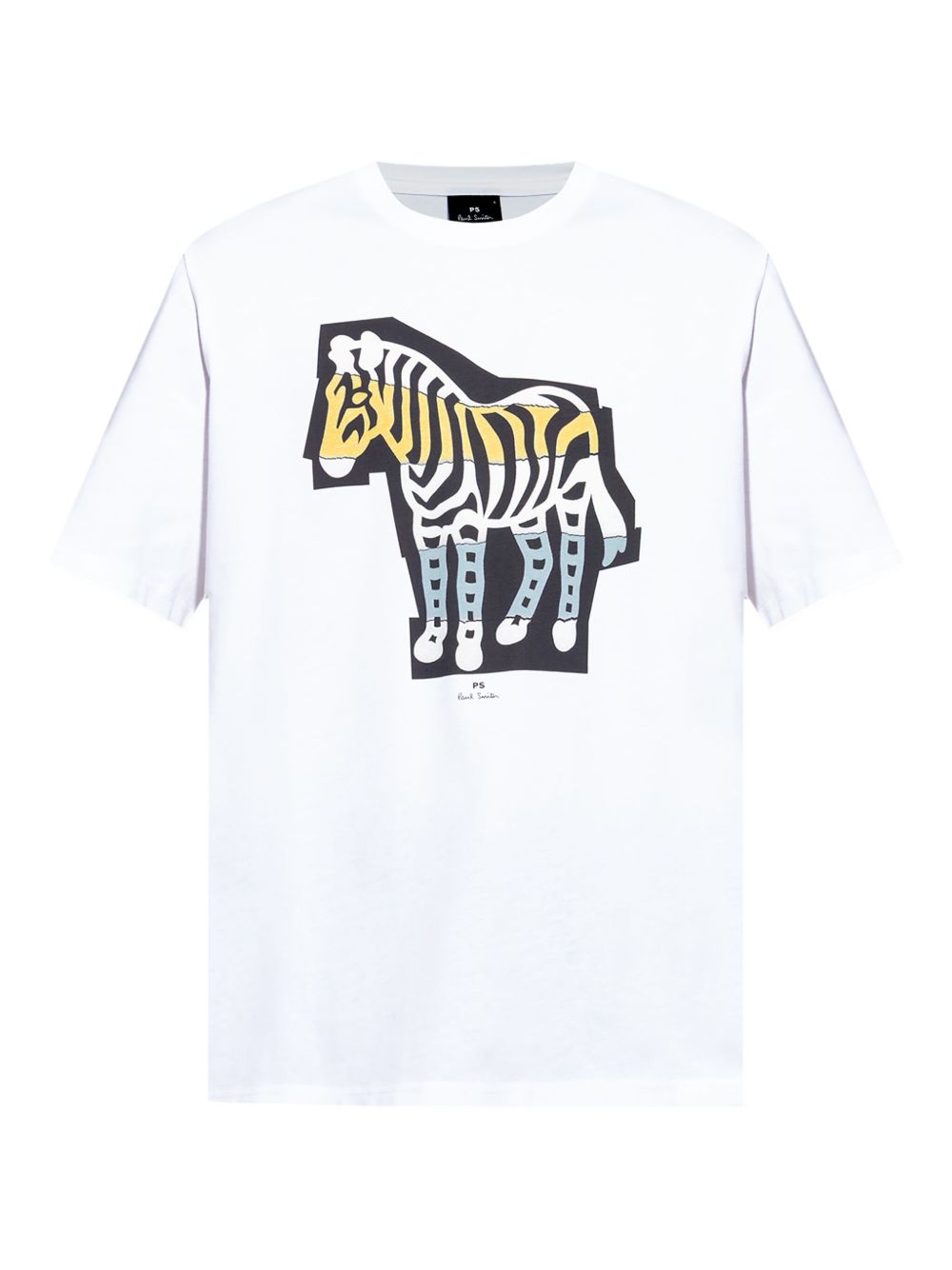 Paul PS By Paul Smith Zebra Print Cotton Tシャツ - Image 1