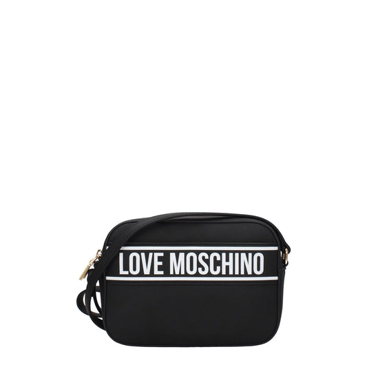 Moschino モスキーノのショルダーバッグが大好きな女性ポリウレタンブラック - Image 1