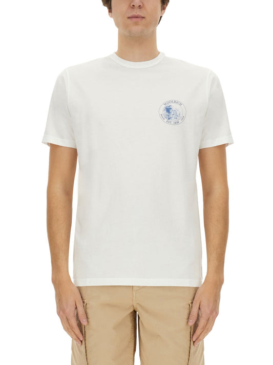 Woolrich プリント付きのウールリッチTシャツ - Image 1