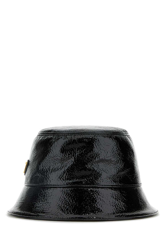 Prada プラダブラックナプラックバケットハット - Image 1