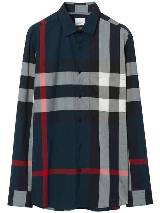 Burberry バーバリーチェックコットンシャツ - Image 1