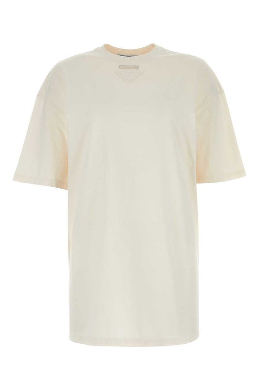 Prada プラダアイボリージャージーTシャツ - Image 1