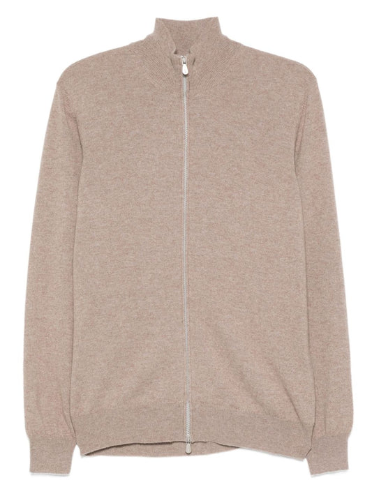 Brunello Brunello Cucinelli Cashmere Zipped Cardigan - Image 1