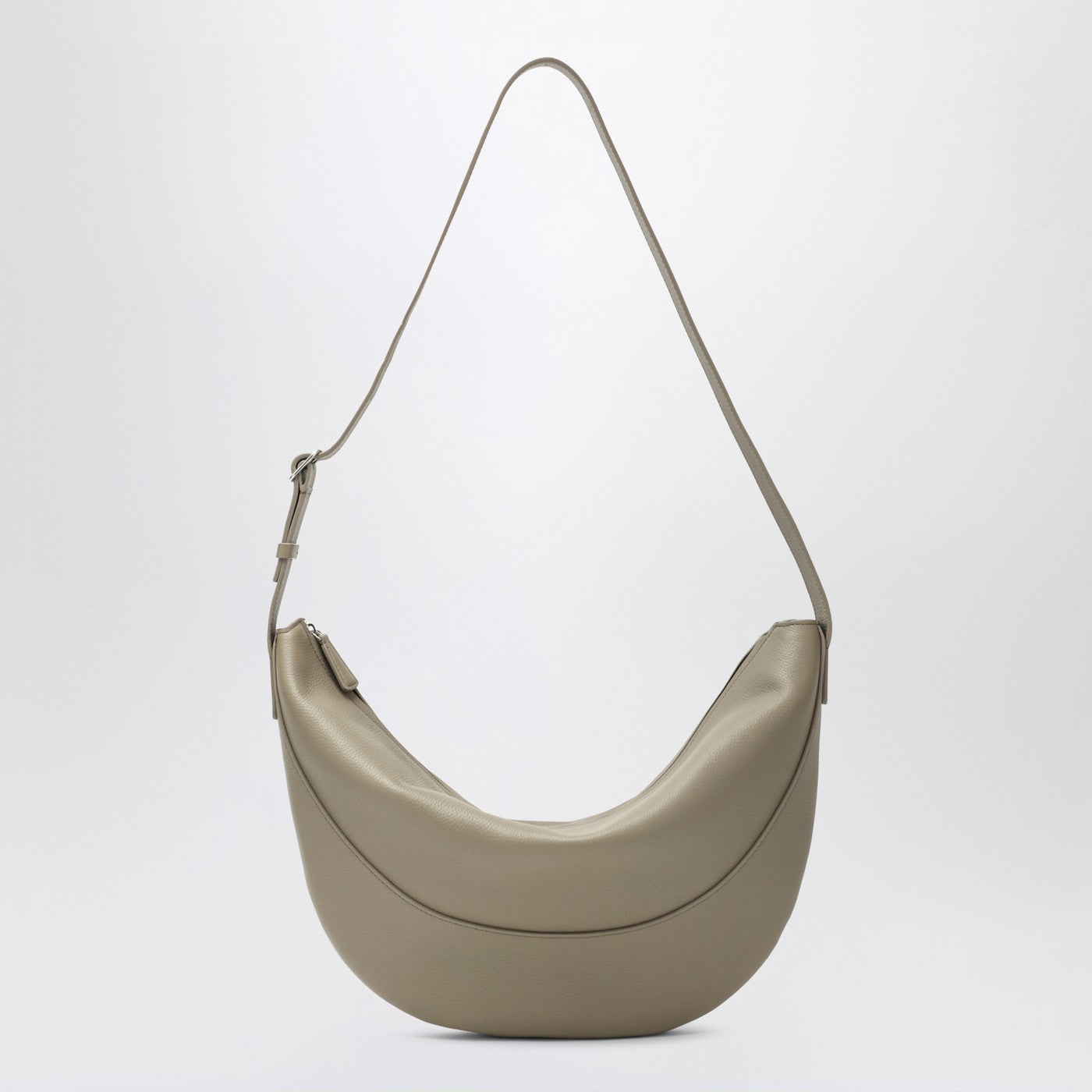 The Row Jouve Beige Leather Bag - Image 1