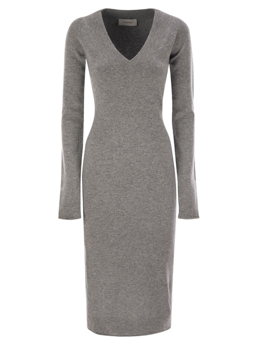 Sportmax SportMax Angizia Cashmere Blend Knitドレス - Image 1