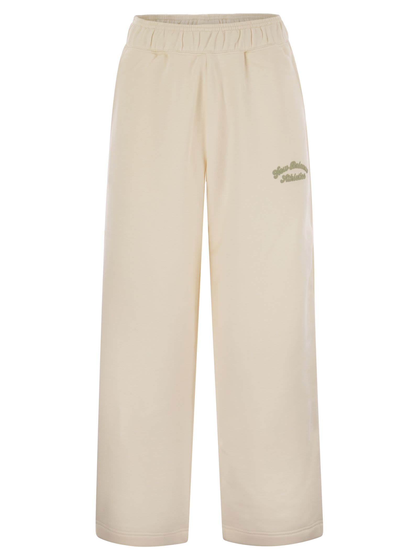 Designer Brand ロゴ付きのニューバランスフリースズボン - Image 1