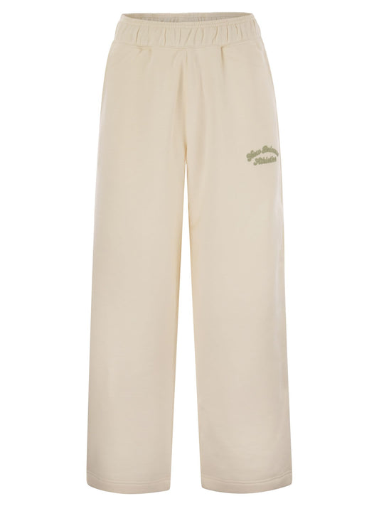 Designer Brand ロゴ付きのニューバランスフリースズボン - Image 1