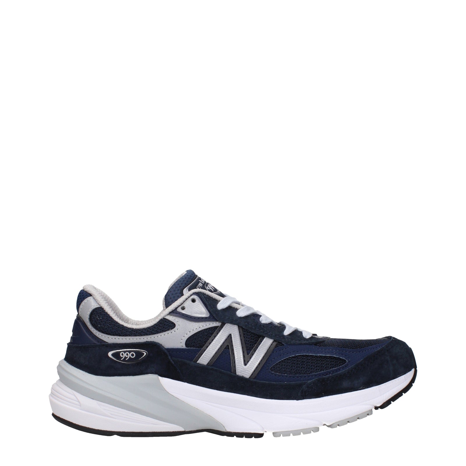 Designer Brand ニューバランス 990 メンズs スニーカー スエード ブルー/シルバー - Image 1