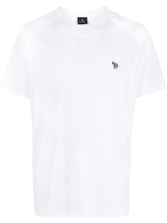 Paul PS By Paul Smith Zebra Logo Cotton Tシャツ - Image 1