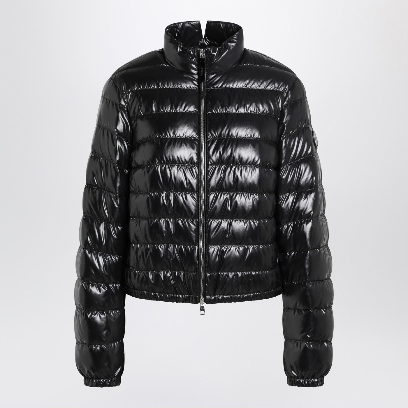 Moncler モンクラーxエドワードエンニンフルブラックシャイニーナイロンダウンジャケット - Image 1